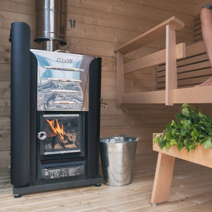 Harvia Pro Series ES, 24.1kW, Wood Sauna Stove with Water Tank