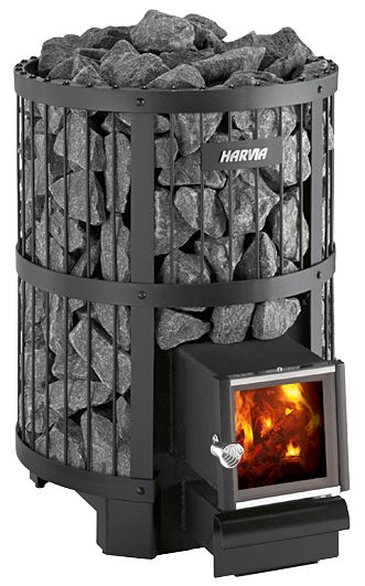 Harvia Legend Series 21kW Wood Burning Sauna Stove w/Ext. Feed