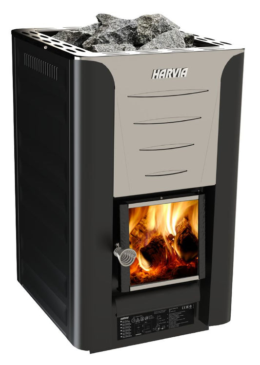 Harvia PRO Series 24kW Sauna Wood Burning Stove