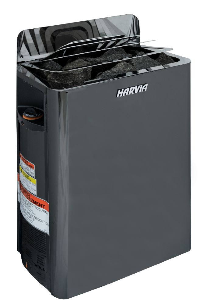 Harvia The Wall 6kW, Sauna Heater, Stainless Steel or Black Steel